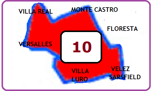 MAPA COMUNA 10